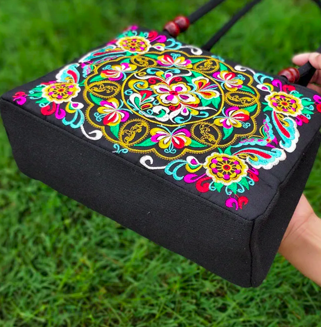 Polyester Stylish Embroidered Tote 4