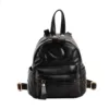 Vegan Leather Quilted Backpack 6