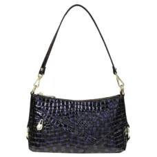 Genuine Leather Sleek Mosaic Sling Bag 6