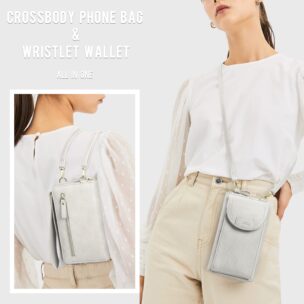 RFID Blocking Small Crossbody Cell Phone Clutch Phone Wallet 6