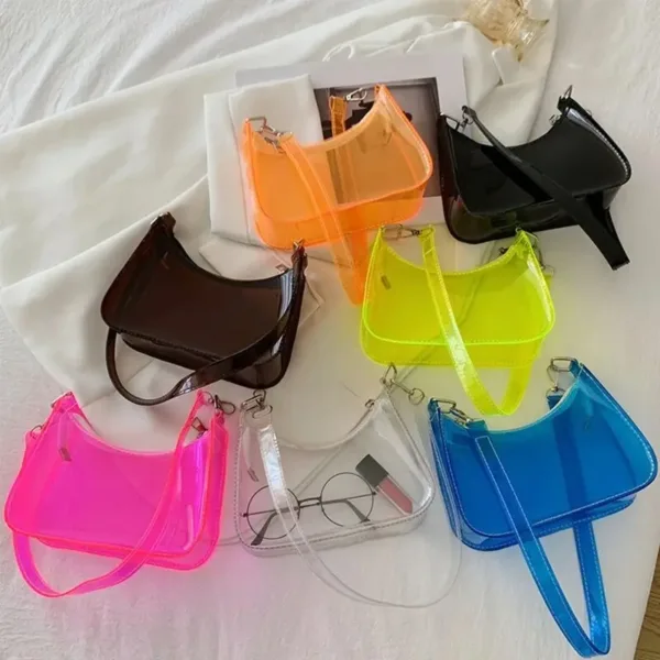 Clear PVC Jelly Candy Shoulder Bag 2