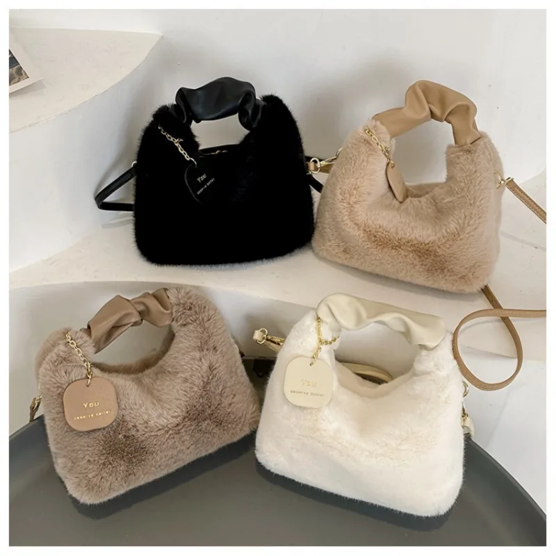 Soft Faux Fur Small Cross-body Bag 6