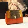 Genuine Leather Crocodile Mystique Flap Bag 2