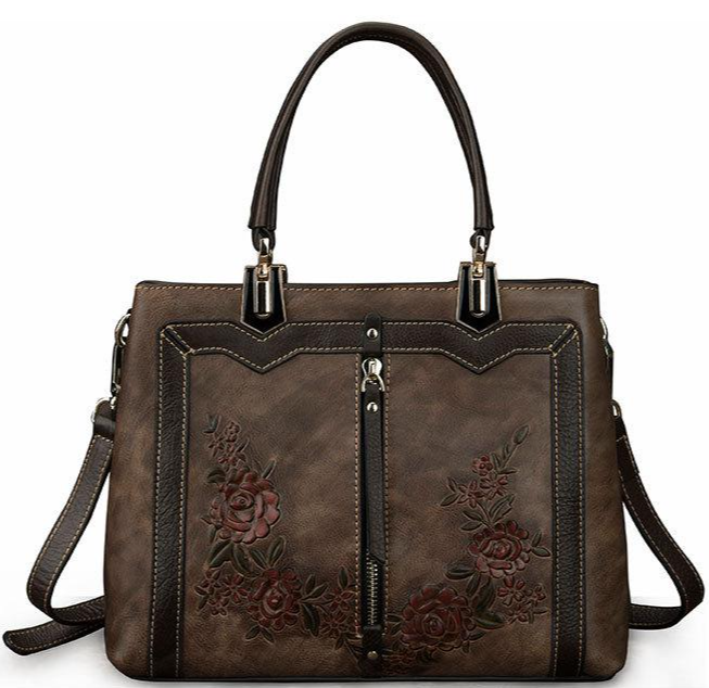 Retro Luxe Designer Handbags for Women: Genuine Leather Crossbody Bags with Large Capacity