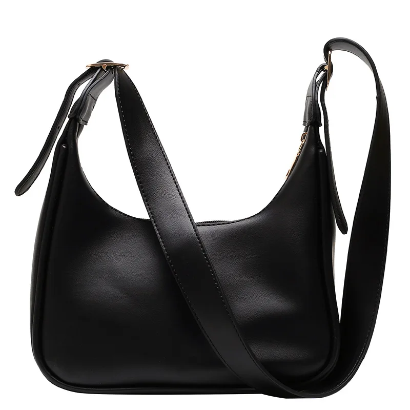 Vegan Leather Crescent Casual Hobo 15