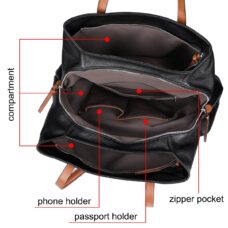 Genuine Leather Large Capacity Hobo 3