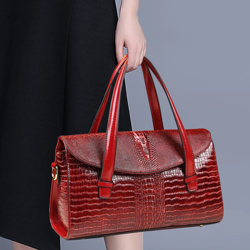 Genuine Leather Refined Classic Flap Bag 3