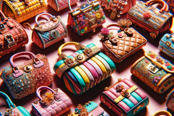 A variety of fashionable kids' handbags