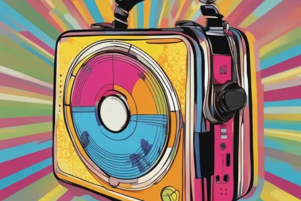 CD-Player Pop-Art